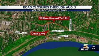 Security checkpoints, road closures near JD Vance house to impact traffic