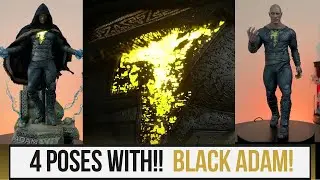 4 Poses You can do with the Hot Toys Black Adam!
