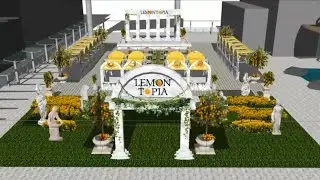 LEMONTOPIA event design for Siam Paragon