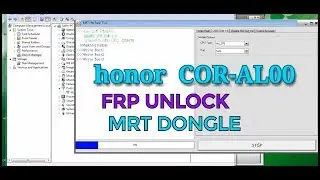 honor play frp l COR-AL00 mrt dongle without any activation