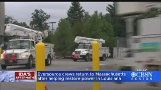 Eversource Crews Return To Massachusetts After Helping Restore Power In Massachusetts