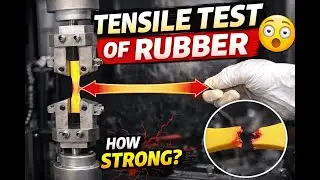 HOW TO TEST RUBBER : TENSILE STRENGTH #iso #astm #tensilestrength #tensiletesting #tensile #rubber