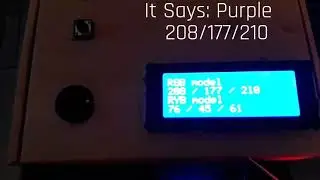 Color Mixer Project Using Arduino And Artificial Neural Network