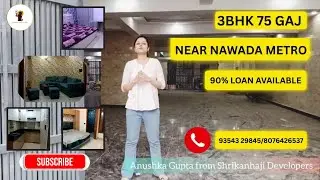 💥 Brand New 3BHK Flat 75 Gaj Property Nawada Near Metro Best Price in Delhi