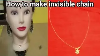 How to make invisible chain@Akila creations 