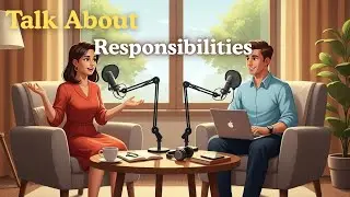 How to Talk About responsibilities in English | Daily life conversations practice 