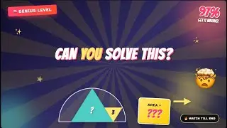 Beautiful Geometry: Find the Missing Triangle Area | Math Olympiad