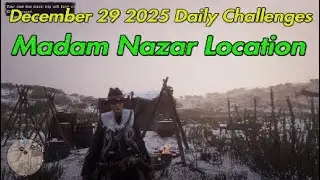 RDR2 Online Daily Challenges Madam Nazar Location 12/29/2025 #rdo #reddeadonline #rdr2