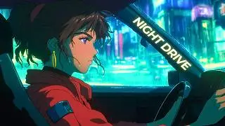 1991 Neon Wiper Drive // Cyberpunk Synthwave 90s Retrowave, Futuristic Focus Playlist