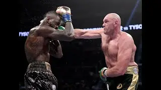 Fury's right hand detonate,  wallop Wilders left ear 👂 & transmit him to canvas.