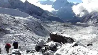 Crossing Cho La Pass in Everest region