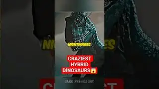 Top 5 Strongest Hybrid Dinosaurs Ever Created #jurassicworld #dinosaur #shorts