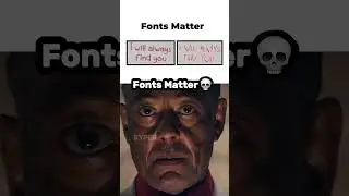Fonts Matter💀
