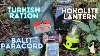 Overnight with Turkish Ration and Gear Review