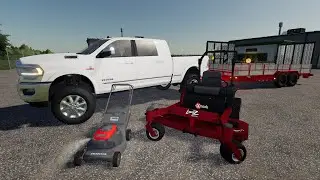 FS19 Mods - Lawn Care With Exmark Mowers (Farming Simulator 19)