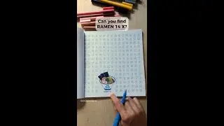 Word Search Challenge | Find RAMEN 14X before I Finish Coloring