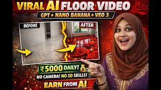 AI Se Viral Floor Transformation Video Kaise Banaye | No Camera | Day 1 | Learn Tech with Ruksana