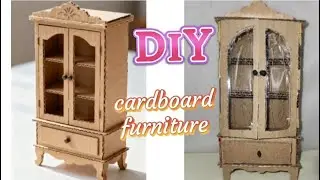 DIY cardboard furniture / handmade  #BabyArtandCraft9090