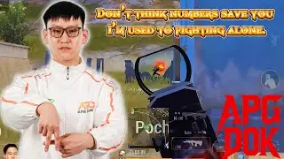 PUBG MOBILE Full MATCH 🔥 APG DOK Don’t think numbers save you — I’m used to fighting alone.