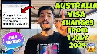 Australia visa changes from 1 July 2024 || #subclass500 #subclass600