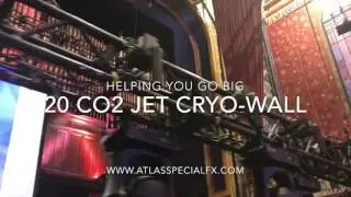 CO2 Cryo Jet Fog Wall - Cryogenic fog special effects ATLAS SPECIAL FX&trade;