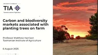 Carbon and biodiversity markets associated with planting trees
