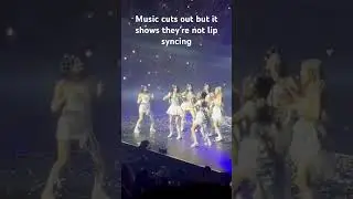 Music cuts out while performing i am but it goes to show they ive does not lip sync