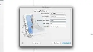 How to setup Mail in Mac OS X