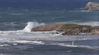 Atlantic Storm Alex. Suances, Cantabria, Spain