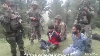 Terrorist caught by Indian army live interrogation