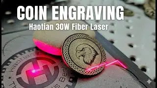 Coin Engraving with Haotian 30W Fiber Laser | High-Precision Metal Marking