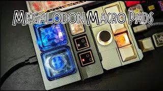 Megalodon Macro Pads - CNC'd Aluminum Macro Pads VIA Programmable