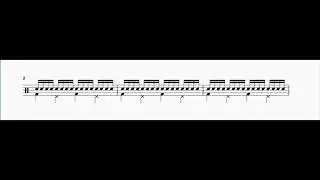 Single Stroke Warm up Ex1 (100bpm)