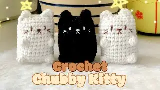 Crochet Cat Tutorial | How to Crochet a Chubby Cat ​⁠for Beginners | Easy crochet project