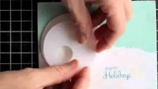 Stepped Up Snowman Card