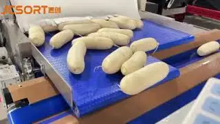 White radish sorting machine, daikon sorting line, vegetable washing machine, optical sorter