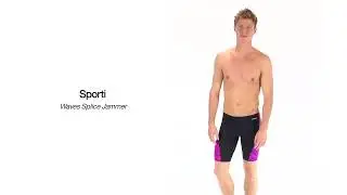 Sporti Waves Splice Jammer Swimsuit | SwimOutlet.com