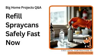 Refill Dimethyl Ether Spraycans Safely Stepwise Guide