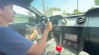 Learning to drive stick on Mustang GT June 29, 2025