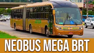 Neobus Mega BRT Volvo B12M da Jotur (Florianópolis/SC)