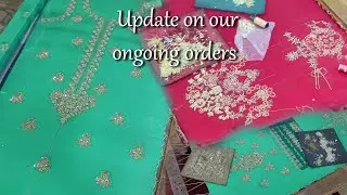 Wedding dresses in progress/Update 2/Urgent order/Shafaat's/Designer dresses latest 2023/