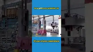 Servo screw press production site#forging #forgingpress #steel #chinafactory #turkey