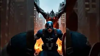 Captain Amerika vs naga