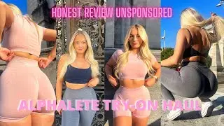 ALPHALETE HAUL 2022 | Примерка + честный отзыв | не спонсируется | примерка леггинсов Scrunch