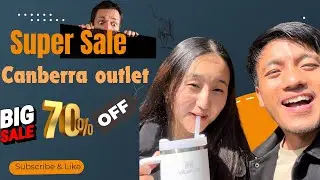 WE FOUND HUGE  SALE IN CANBERRA OUTLET CENTRE (50-70% OFF) Must shop guys!!🥰