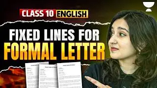 Class 10 Letter Writing 2026 | Formal Letter Format + Fixed Lines | CBSE English Exam | Asmita Ma'am