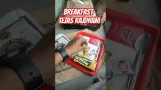 Breakfast in Bhubaneswar Delhi Tejas Rajdhani Express #shorts  #tejasrajdhani #travel #food