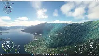 MS Flight Simulator - Como Lake, Italy