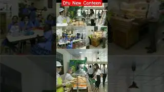 dtu new canteen in raj soin hall #vlogs #foods #viral #dtu