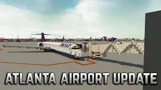 Concourse C is Completed! | Minecraft Atlanta Airport Update